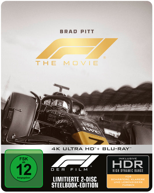F1 (Limitiertes Steelbook A, 4K-UHD+Blu-ray) 4K Ultra HD - Film | Warner Bros