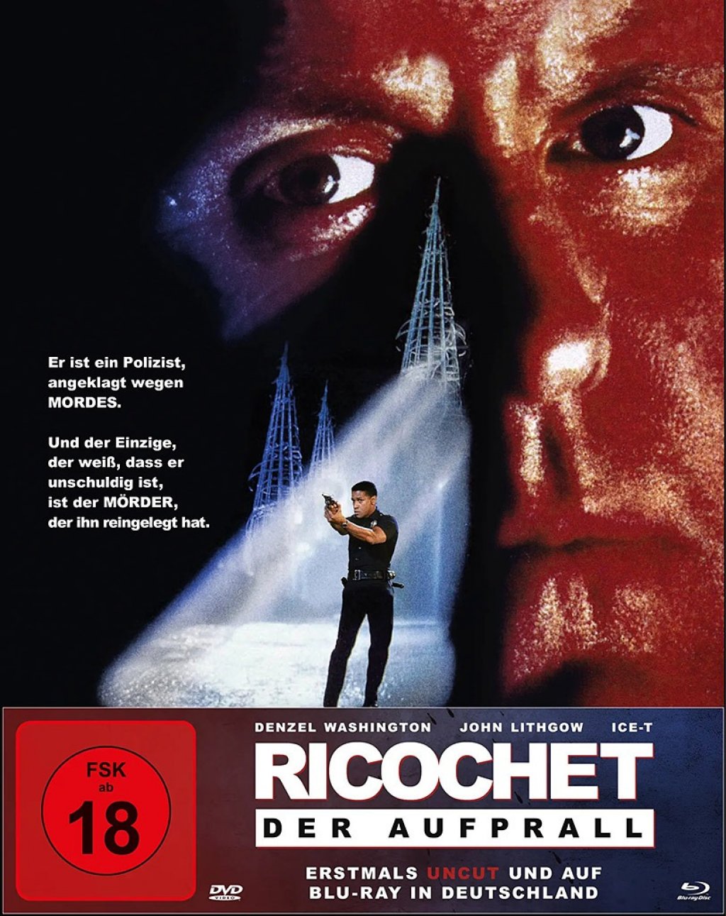Ricochet - Der Aufprall (Limited Mediabook Edition) (Blu-ray + DVD) Blu-ray