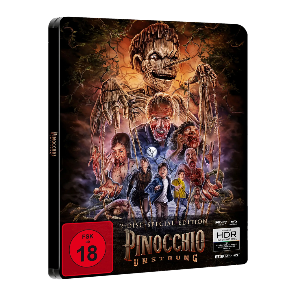 Pinocchio Unstrung (Steelcase, 4K-UHD+Blu-ray)