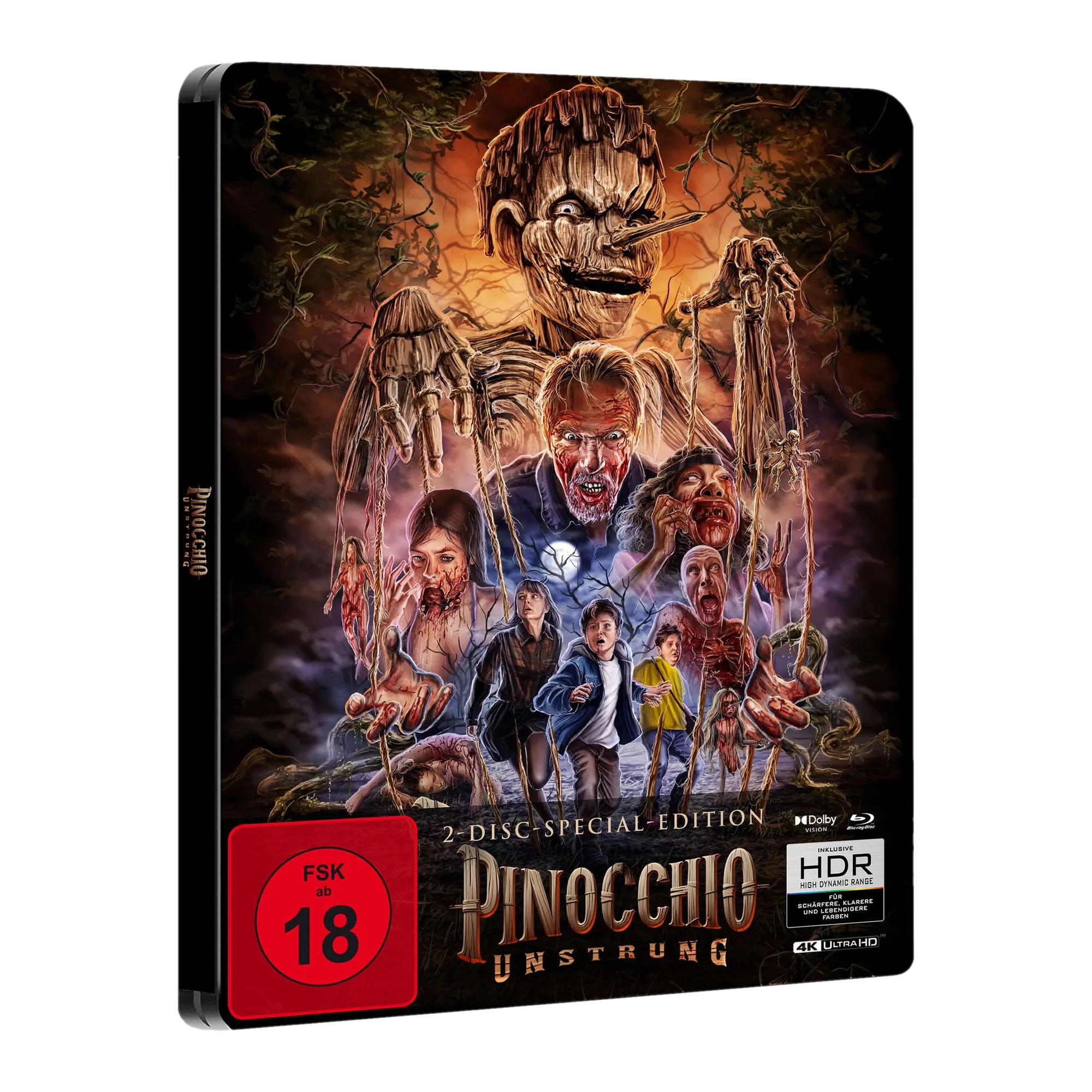 Pinocchio Unstrung (Steelcase, 4K-UHD+Blu-ray)